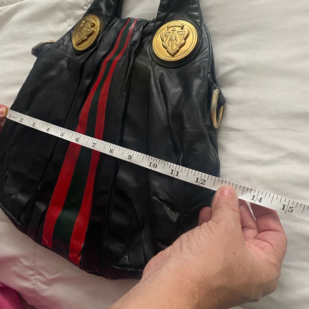 Gucci Leather Black and Red Designer Women's Bag - Picture 9 of 10